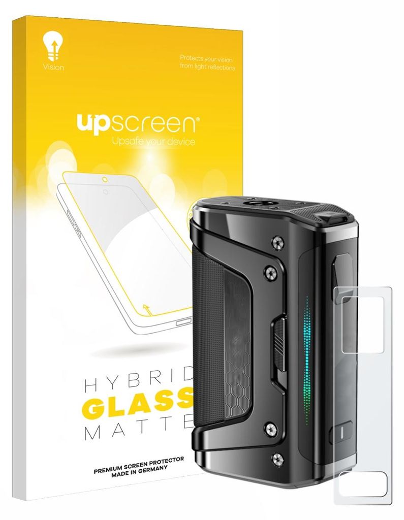 upscreen Entspiegelungs Schutzglas für GeekVape Aegis Legend 5 Schutzfolie Panzer Folie Glas Display Schutz matt