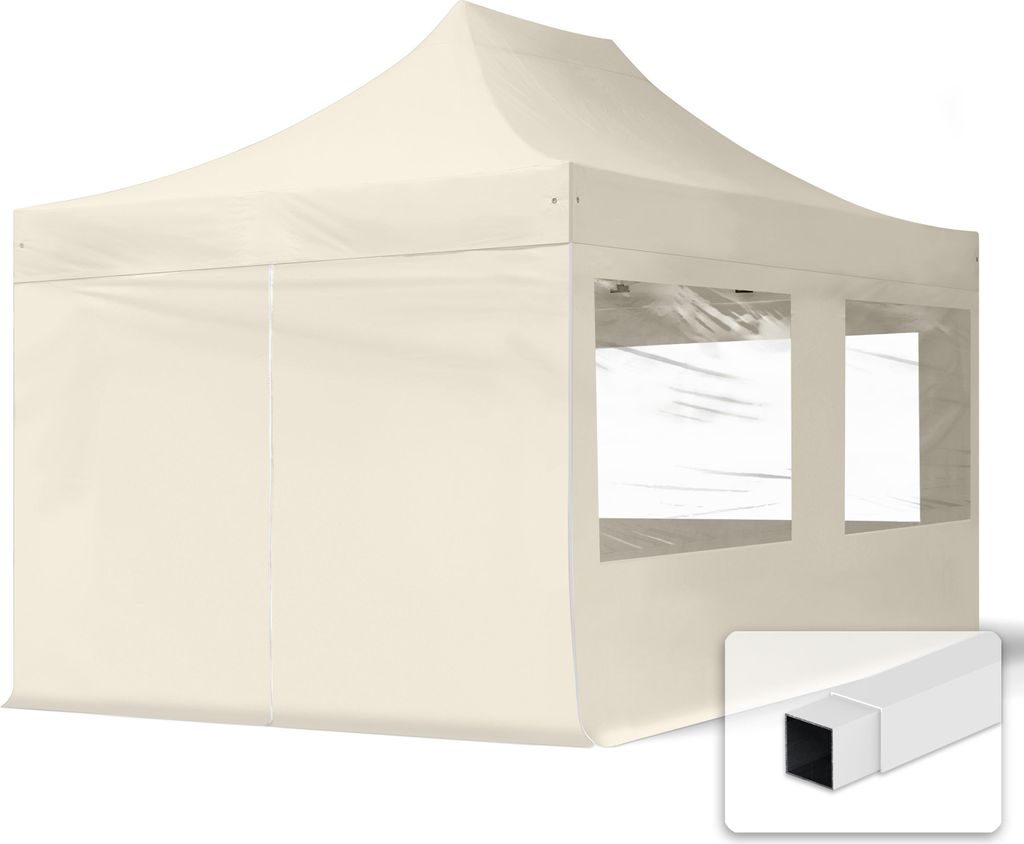 TOOLPORT 3x4,5m gazebo pieghevole con laterali (finestre Immagine del prodotto 