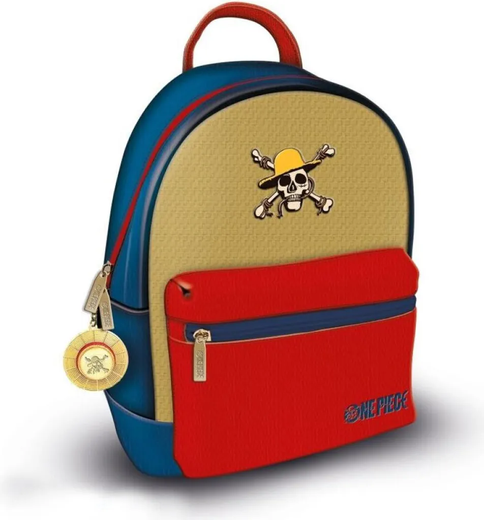 Zaino Scuola One Piece 29cm Originale Pyramid - Ecopelle Alta Qualità