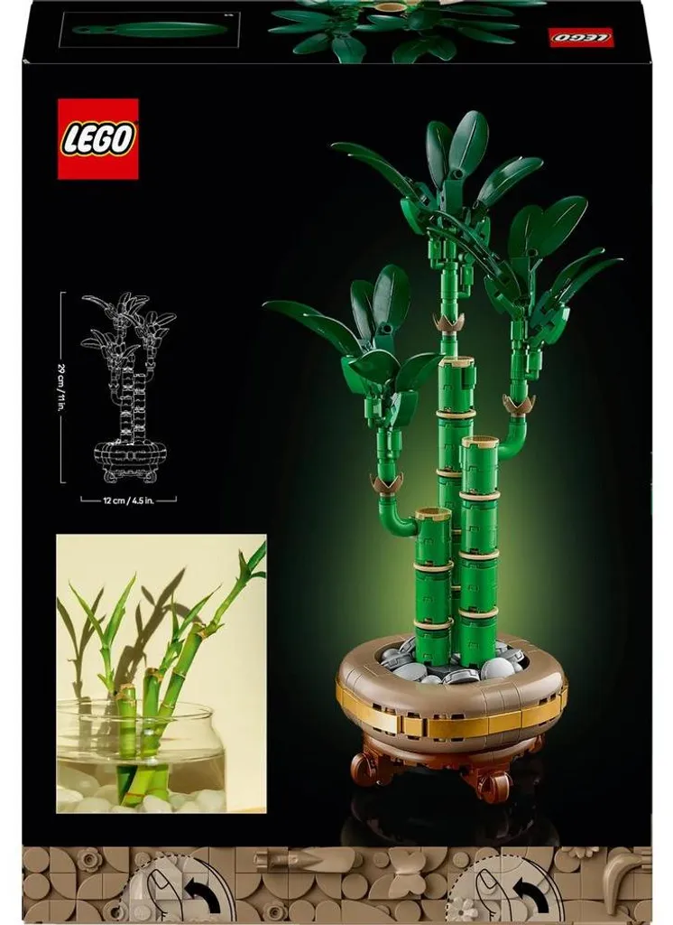 LEGO 10344 Botanicals Bambou de la Chance, Kit de Construction Déco Zen - 17