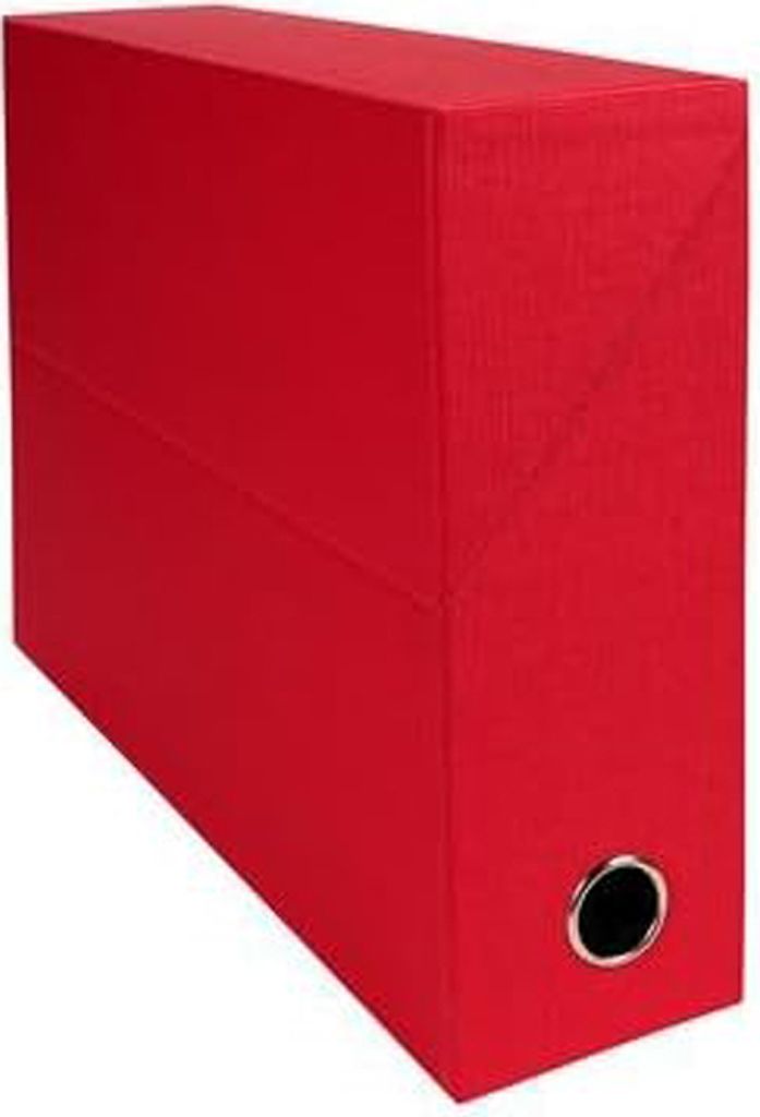 EXACOMPTA Archivbox Karton Rückenbreite 90 mm rot