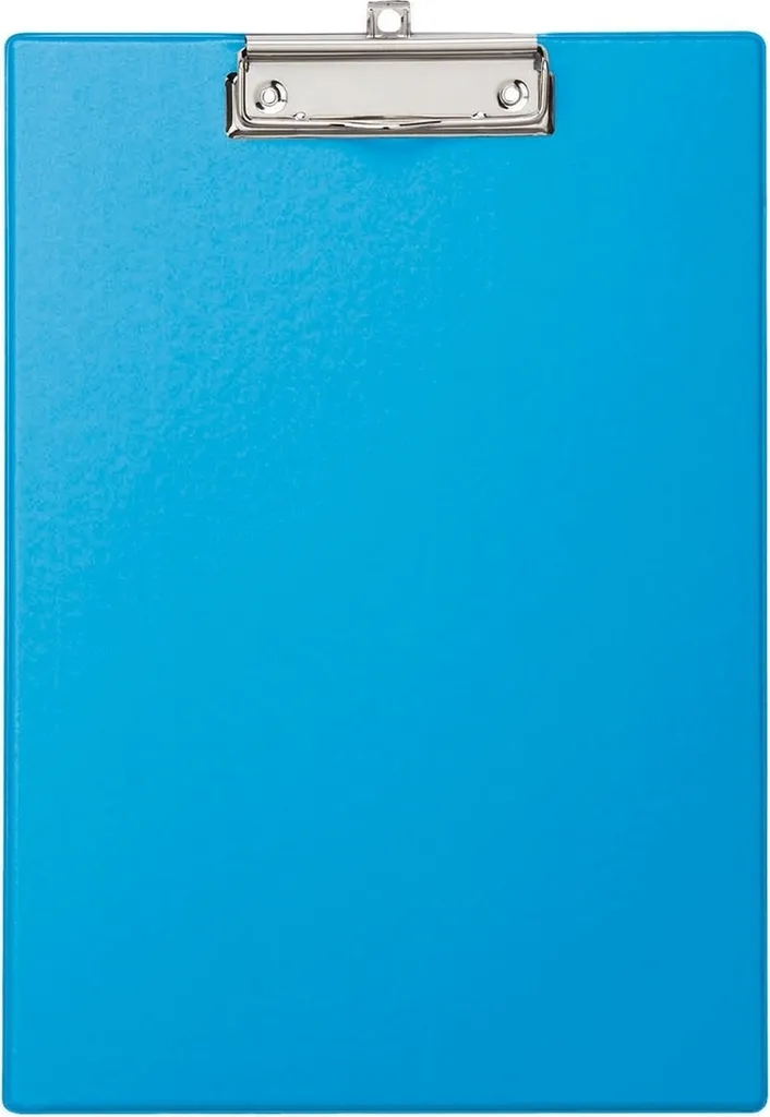 Porte-blocs MAUL A4 portrait bleu clair - Lot de 12 pièces robustes