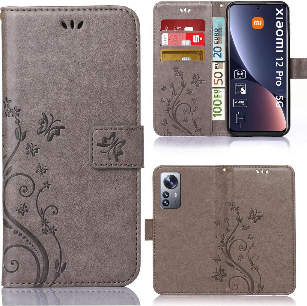 Handy Tasche für Xiaomi 12 Pro Schutz Hülle Handyhülle mit Produktbild 