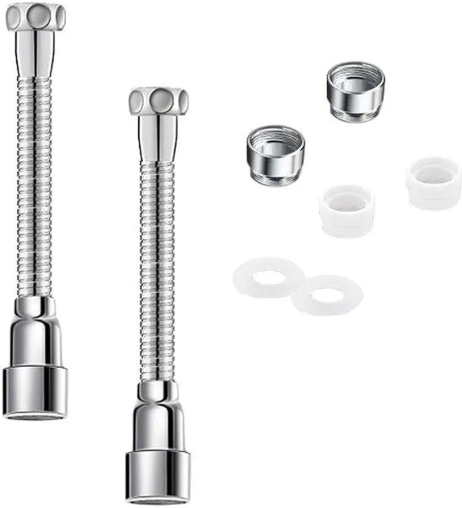 Rallonge flexible pour robinet de cuisine : fini les éclaboussures - 2x