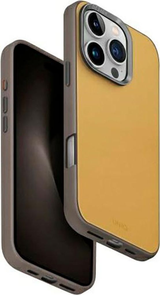 Uniq Etui Lyden Ds Iphone 16 Pro 6.3 Magclick Aufladen Żółto-Szary/gelb-grau