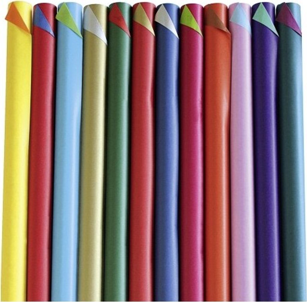 Zöwie Geschenkpapier '2 Color' beidseitig bedruckt, 0,7 x Produktbild 