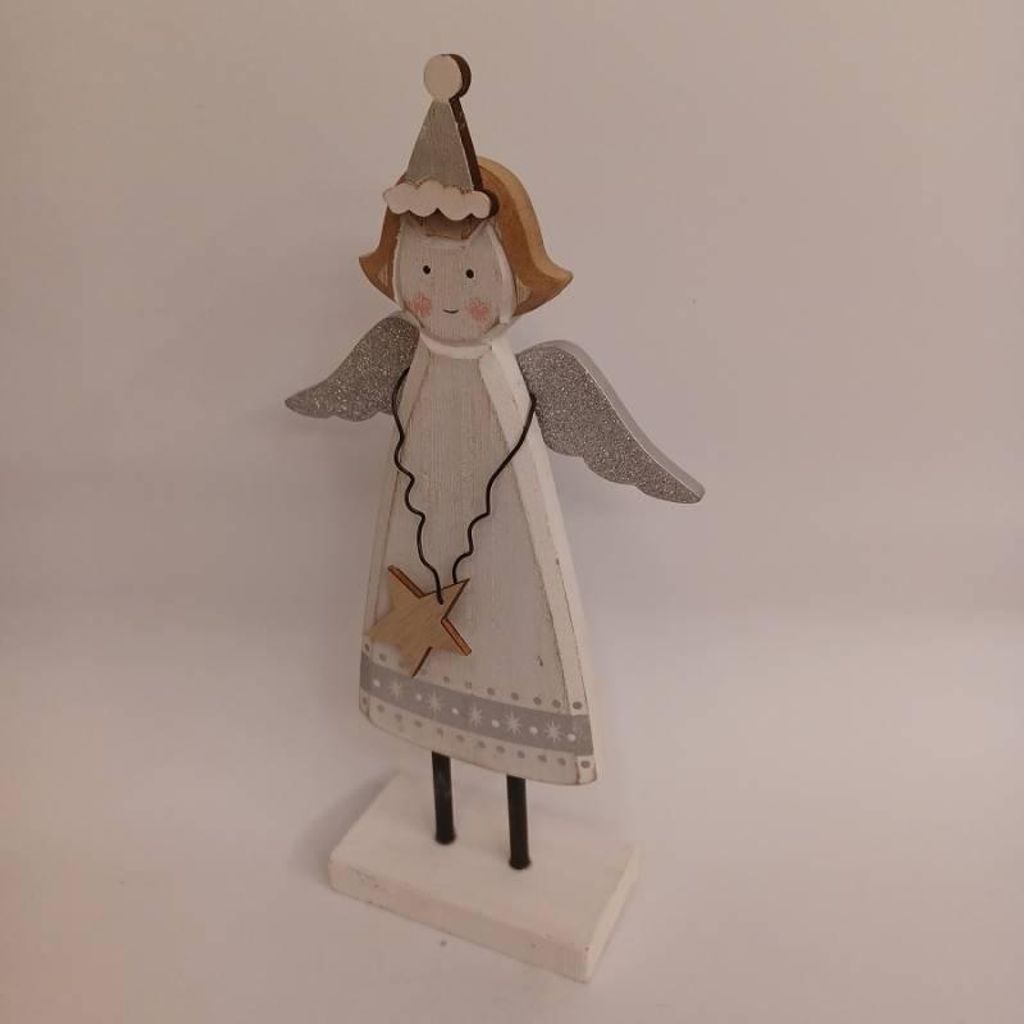DECOLED Dekoration, Engel, 11,5 x 4 x 23 cm