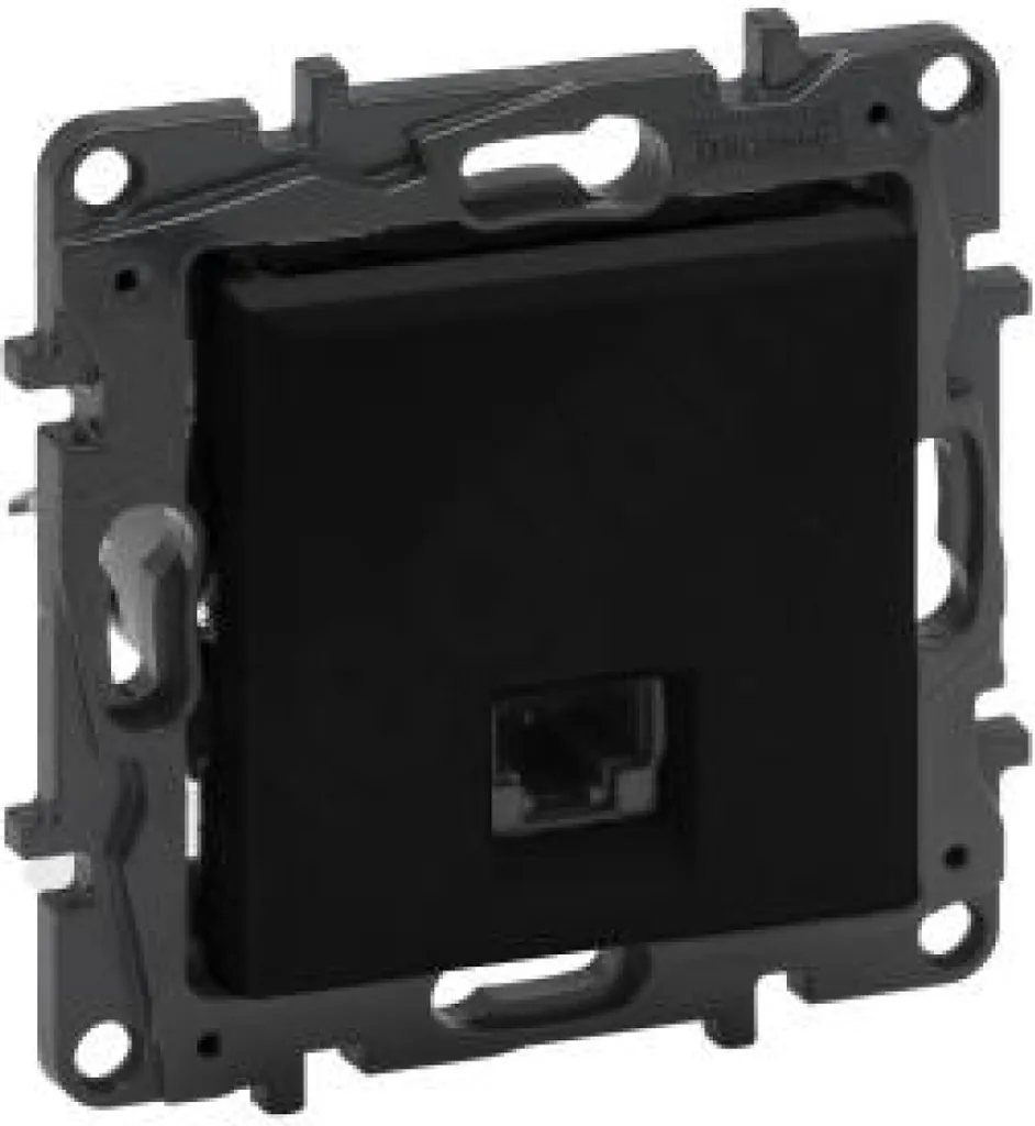 Connecteur RJ45 Cat6 UTP Noir Legrand LIZDAS Haute Performance Giga