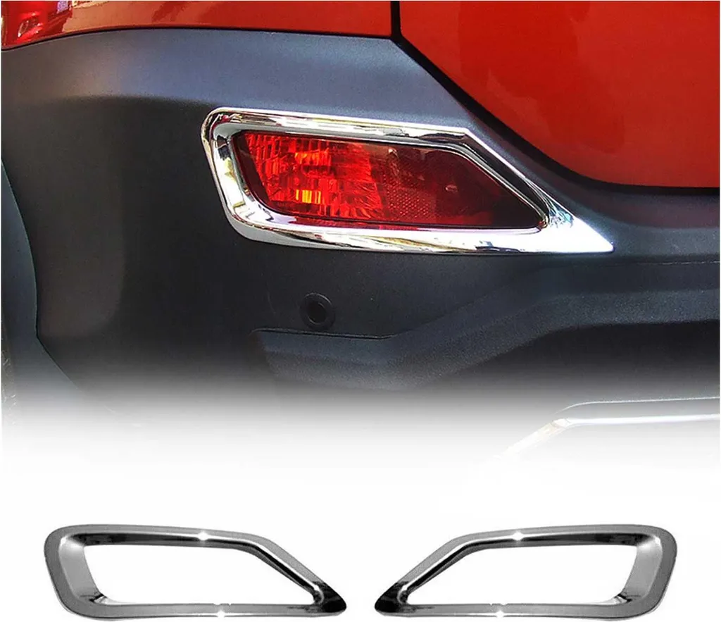 Cornice fendinebbia per Toyota RAV4 2013-2018 Cromo ABS Argento 2x