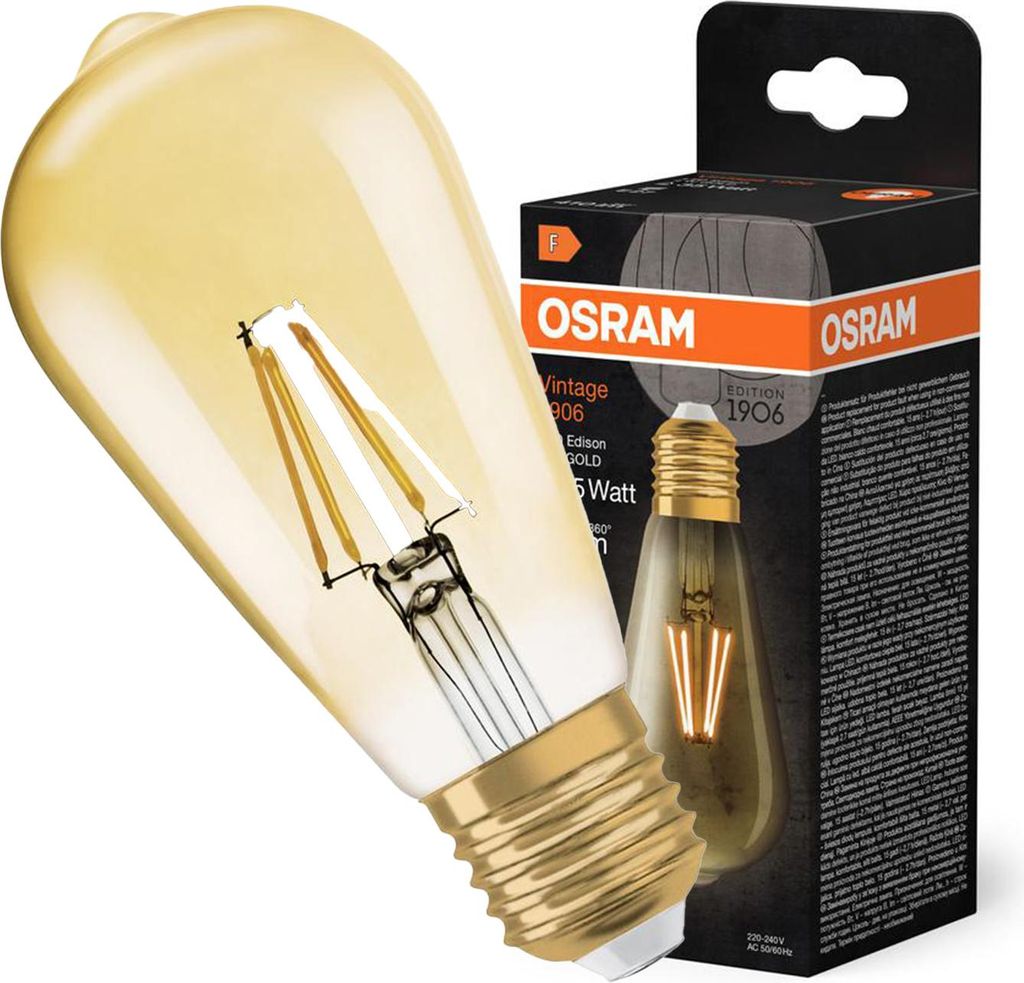 Żarówka LED Dekoracyjna ST64 Edison E27 4W = 35W 410lm Zdjęcie produktu 