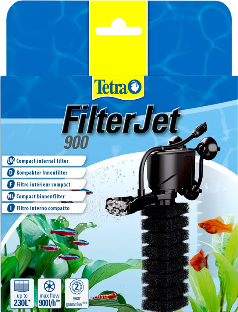 Dites adieu à l'eau trouble avec le filtre Tetra FilterJet 900 12W