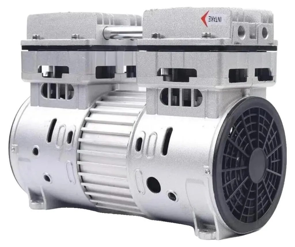 Compresseur à air silencieux 1500W argent pour outillage pneumatique
