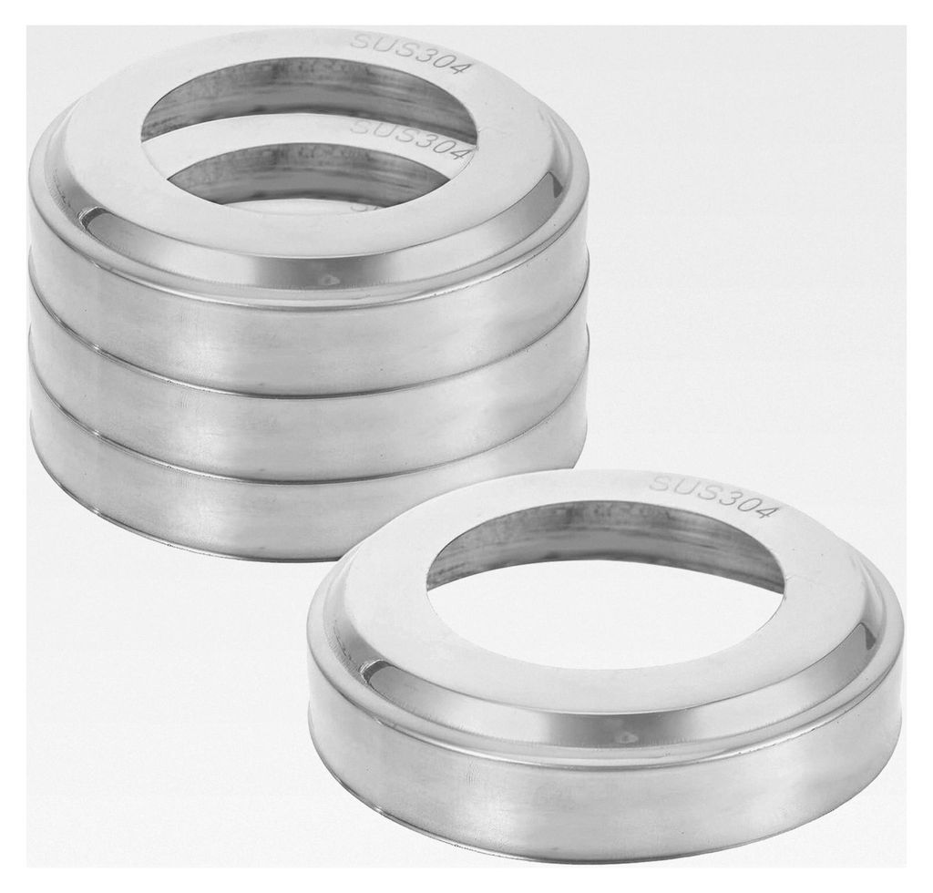 4 Stück Edelstahlabdeckungen für Poolleiter für eingelassene Pools Spa 51mm rund