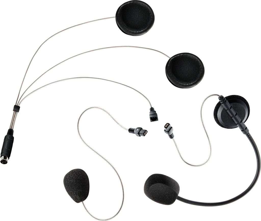 Albrecht 41932 - Kopfhörer - Helm - Anrufe & Musik - Schwarz - Binaural - Verkabelt
