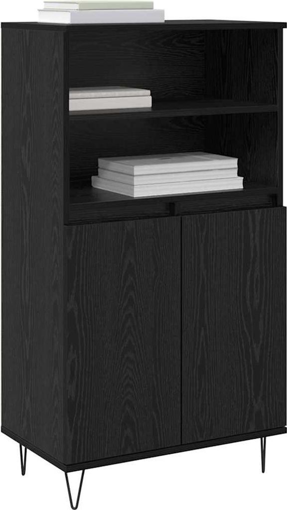 " " Hochboard Schwarz 60x36x110 cm Holzwerkstoff NeuMöbel 2887491