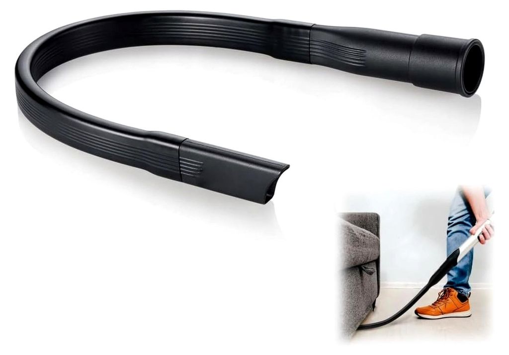 62 cm lange, flexible Schlauchdüse, flach und flexibel, geeignet für Staubsauger, universelles Zubehör zur Reinigung von Möbeln und Autounterb...