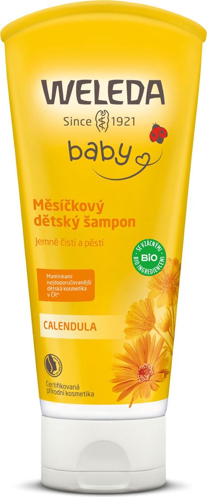 Weleda Calendula Waschlotion & Shampoo 200ml Produktbild 