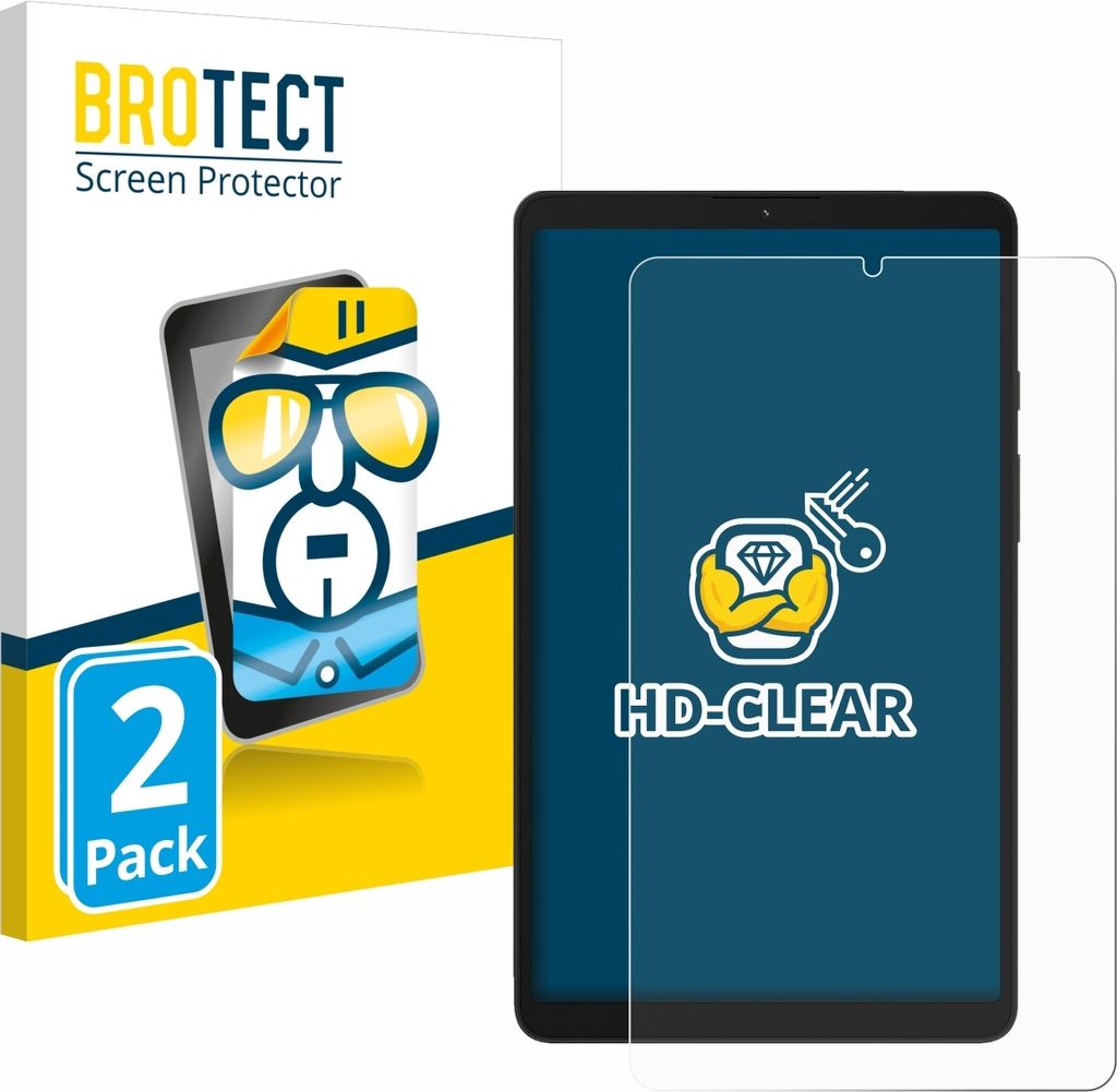 2x Für Samsung Galaxy Tab A9 WiFi Schutzfolie BROTECT Displayschutz Display Schutz Folie Klar Transparent