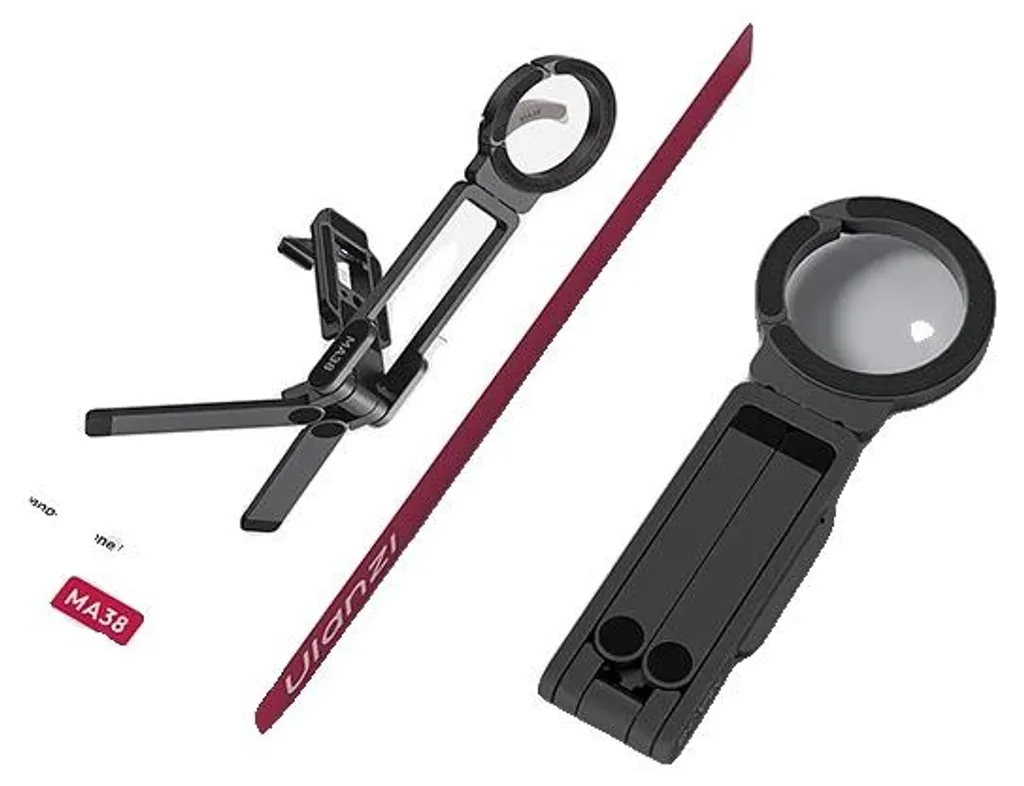 Support téléphone MA38 fixation magnétique et crochet de rangement