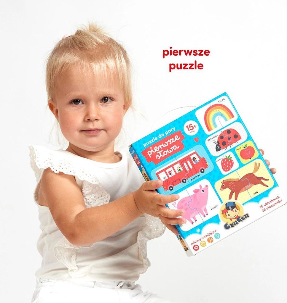 Puzzle Dwuelementowe Pierwsze Słowa CzuCzu Zdjęcie produktu 