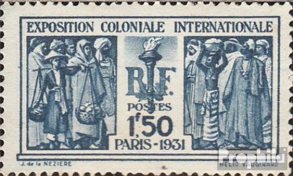 Briefmarken Frankreich 1931 Mi 262 (kompl.Ausg.) postfrisch Triumphbogen