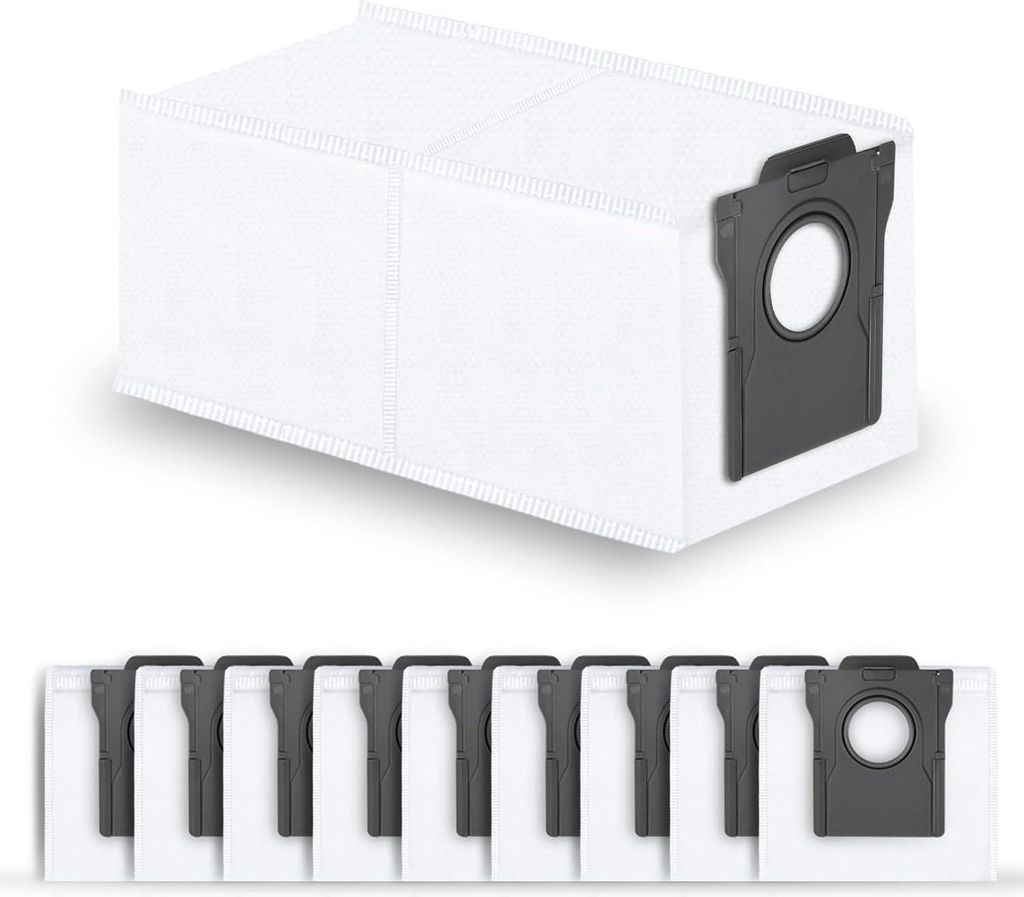 10 Stück Staubbeutel für Dreame L10s Pro Ultra Heat, L10s Ultra Gen 2, X30/X40/X50 Ultra Complete, X40/X50 Master, Mova E30 Ultra / Z50 Ultra / V...