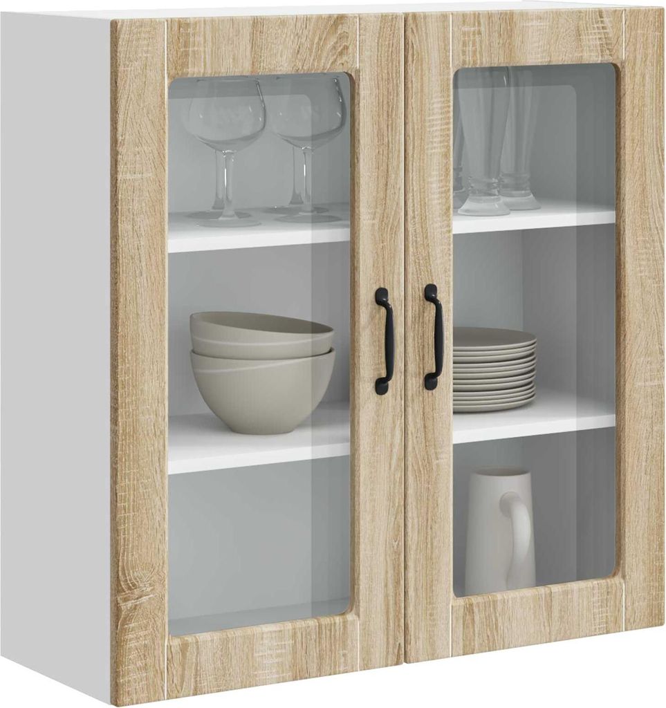 Langlebige Küchenschrank Sonoma-Eiche 80 x 31 x 80cm Holzwerkstoff - Möbel861268 - Küchenschränke