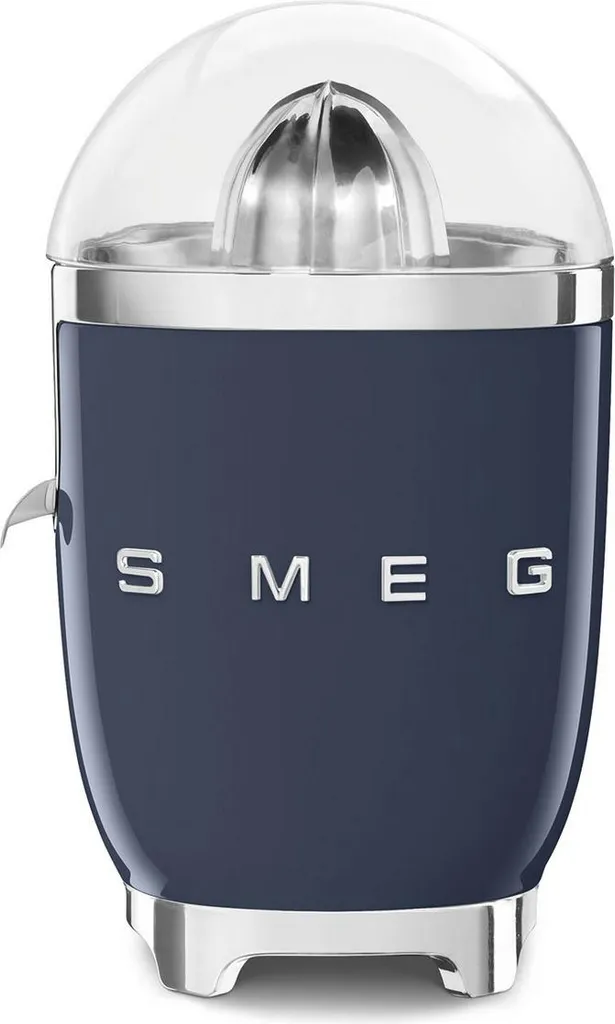 Presse-agrumes Smeg Bleu Navy : fini le gâchis de jus et la pulpe