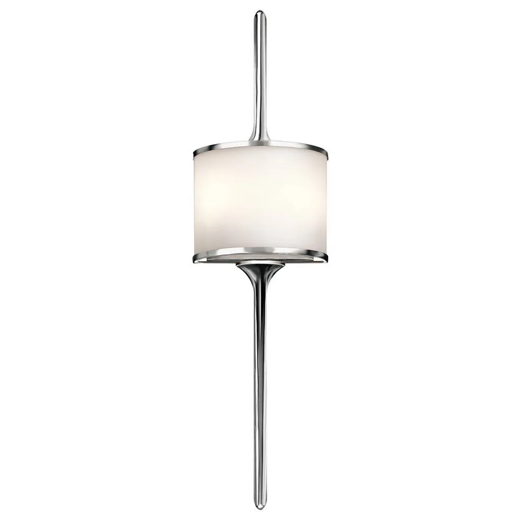 Applique de Salle de Bain Mona Chrome pour un Éclairage de Miroir Chic
