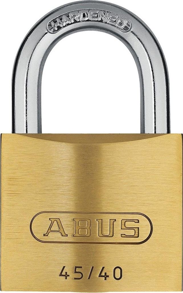 ABUS Vorhangschloss Messing 45/40 vs. Lock-Tag