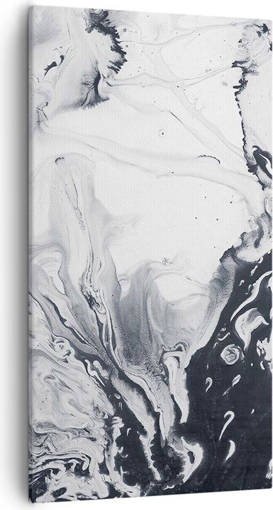Bild auf Leinwand - Leinwandbild - Abstraktion modern - 55x100cm - Wand Bild - Wanddeko - Leinwanddruck - Bilder - Kunstdruck - Wanddekoration - Le...
