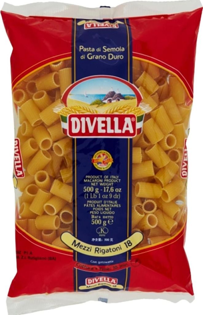 24x Mezzi Rigatoni Nr. 18, Divella