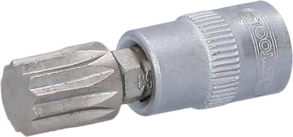 KS TOOLS 917.1546-E 1/4" Bit-Stecknuss XZN, M10, auf Hänger