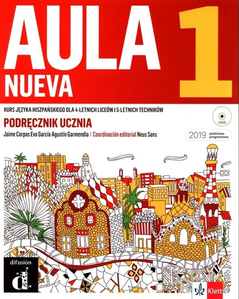 Livre d'espagnol Aula Nueva 1 Manuel scolaire pour écoles techniques