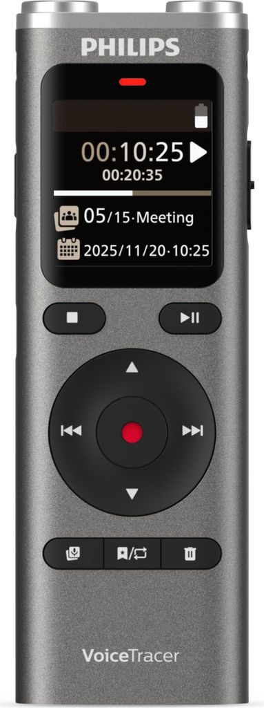Philips DVT2075 VoiceTracer: Diktiergerät mit Sembly AI für Produktbild 