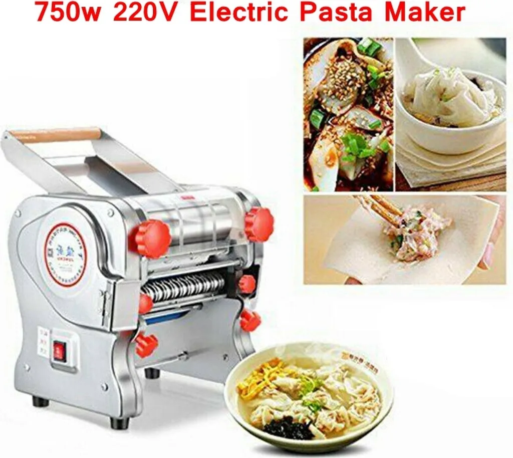 Machine à pâtes automatique 550W robuste avec presse et coupe-pâtes