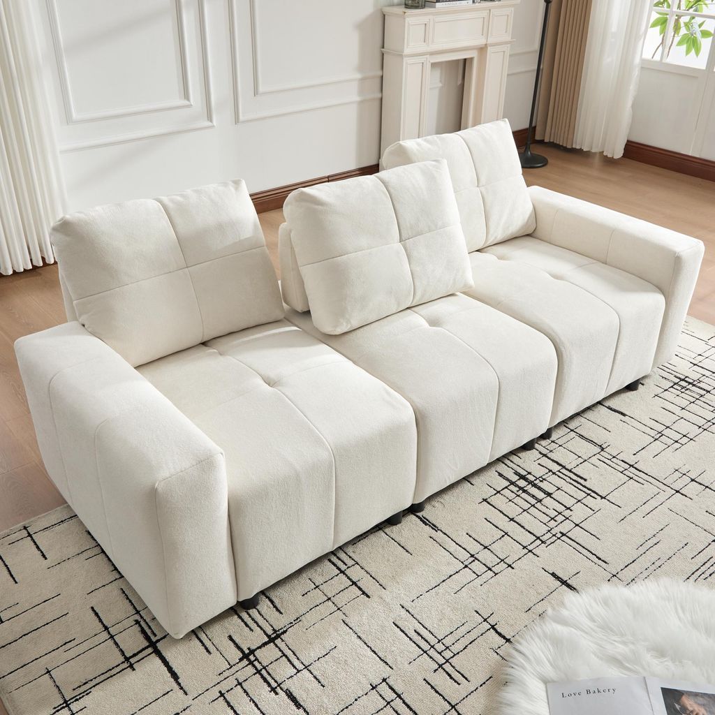 Merax 3-Sitzer Schlafsofa mit Schlaffunktion und Produktbild 