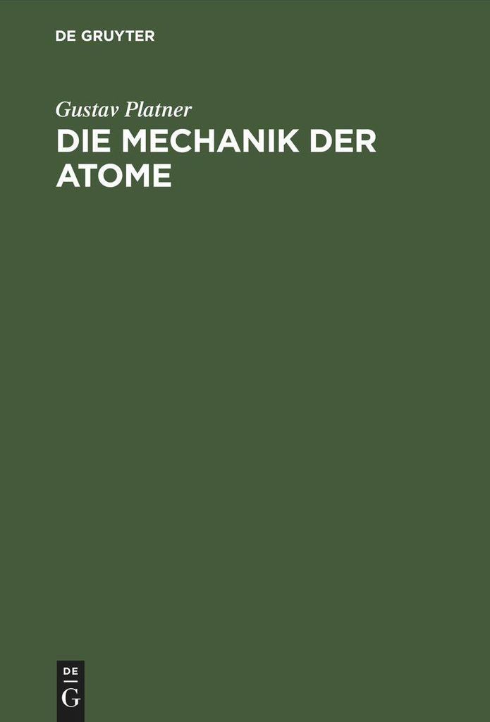Die Mechanik der Atome