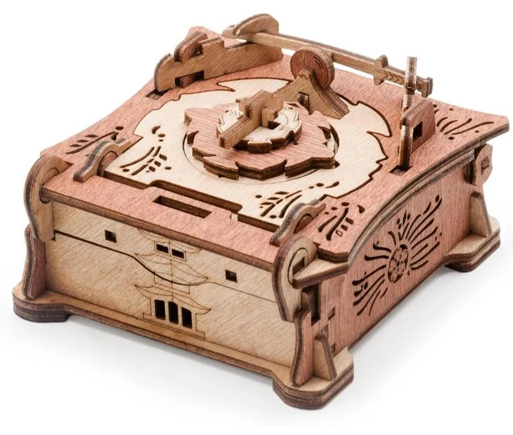 Boîte puzzle Samurai pour remplacer le papier cadeau traditionnel