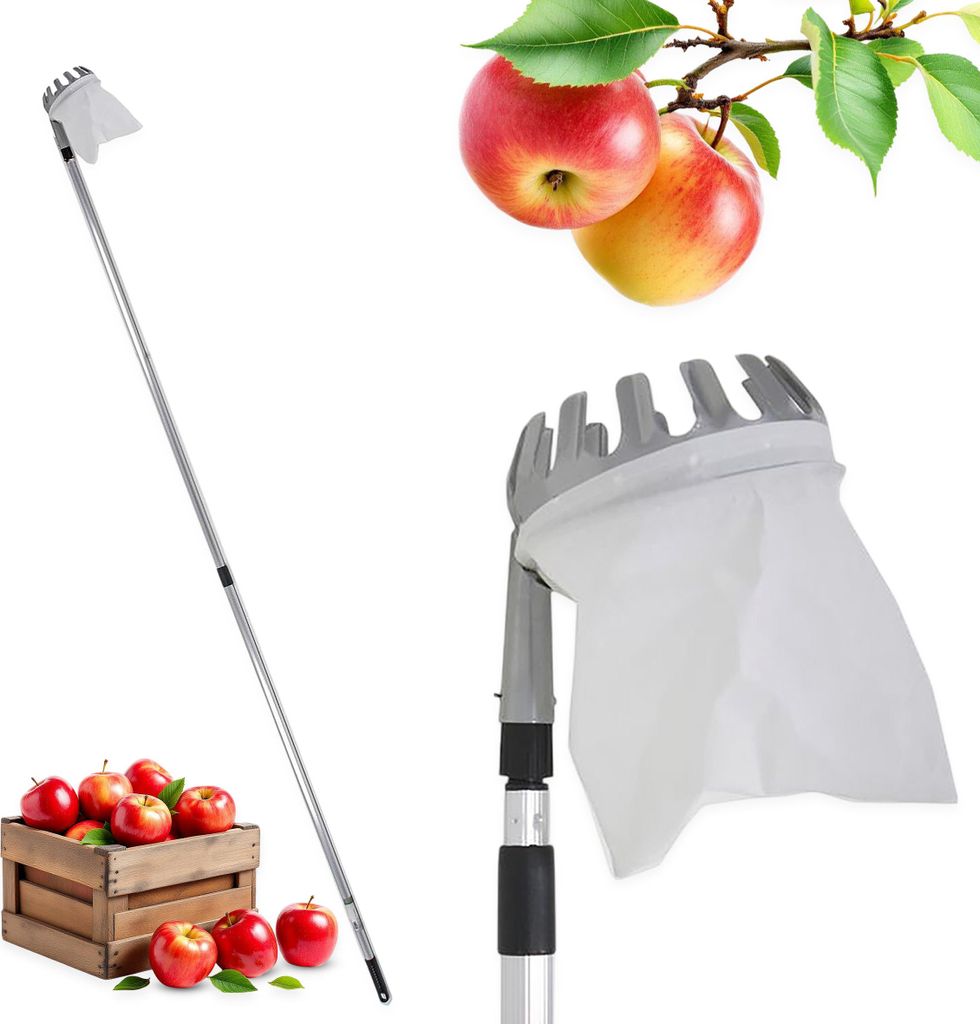 2.02 Obstpflücker mit Teleskop Stiel - ca. 136 bis 240 cm - Produktbild 