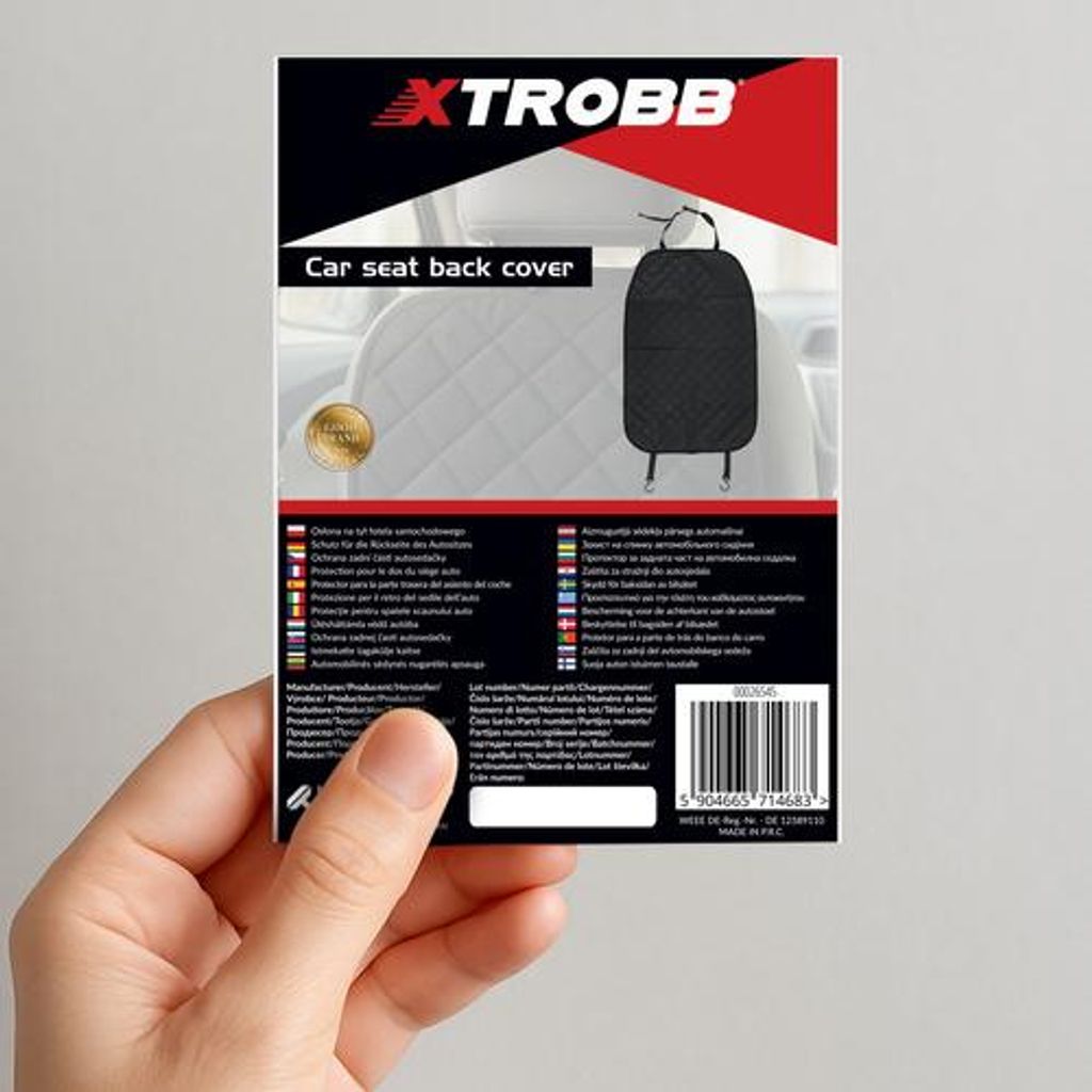 Housse de dossier de siège de voiture Xtrobb 26545 Image du produit 