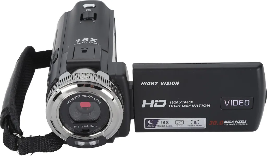 Videocamera Vlogging YouTube 1080P 30MP: Crea Contenuti Virali