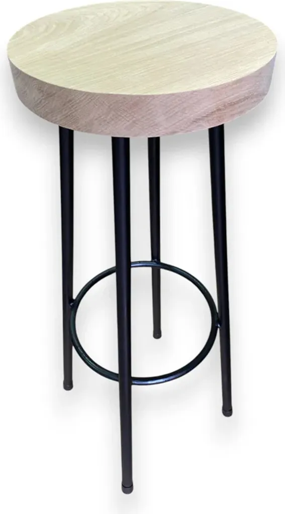 4 Gambe Sgabello Bar Professionale 80 cm | Sedia Alta Alta Resistenza