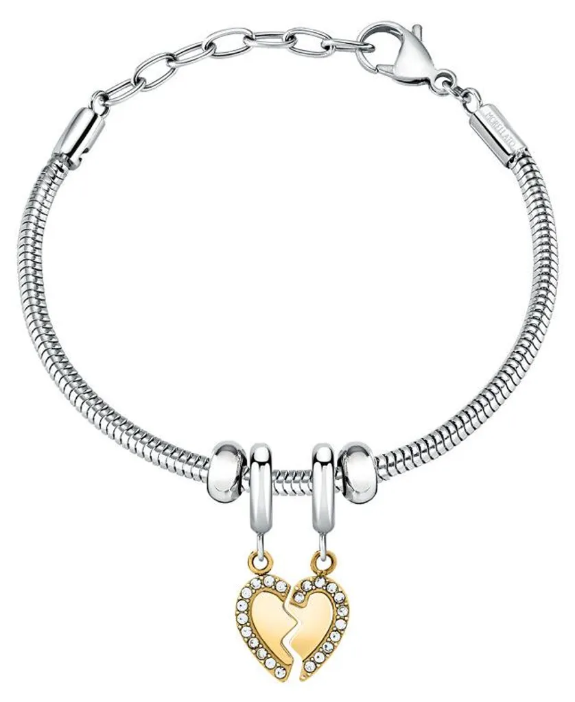 Bracelet chic pour soirée et quotidien en acier avec gouttes tombantes