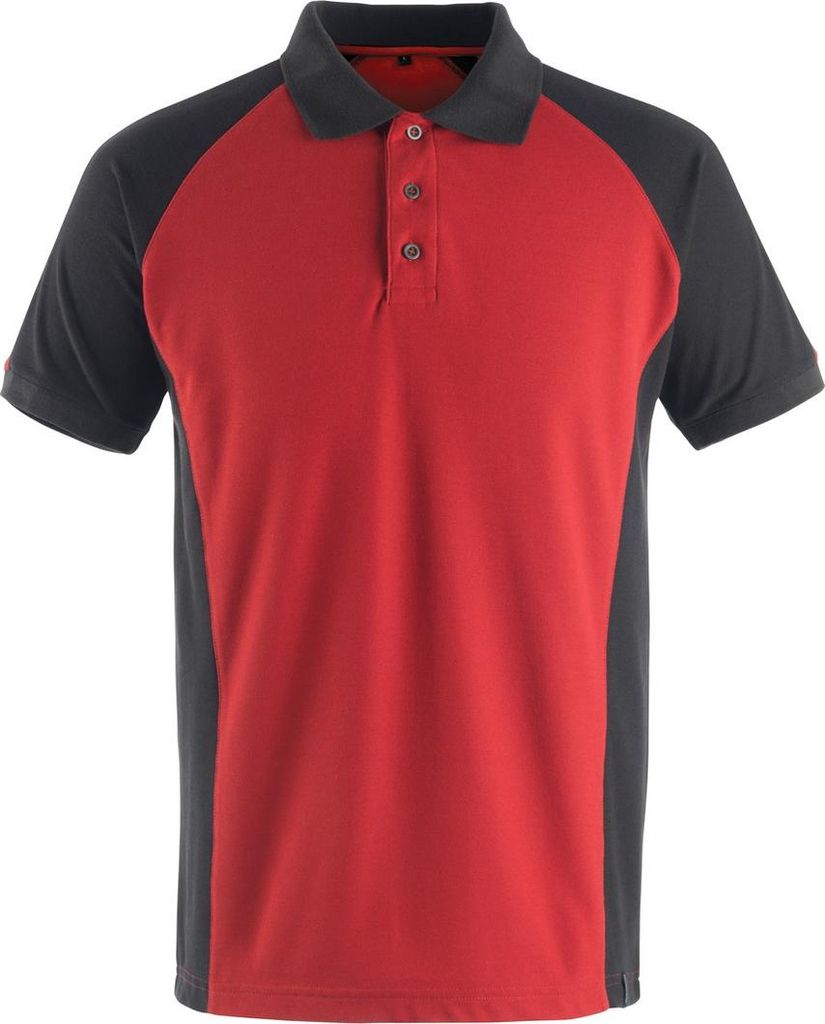 Mascot UNIQUE Poloshirt Bottrop Gr. M rot/schwarz