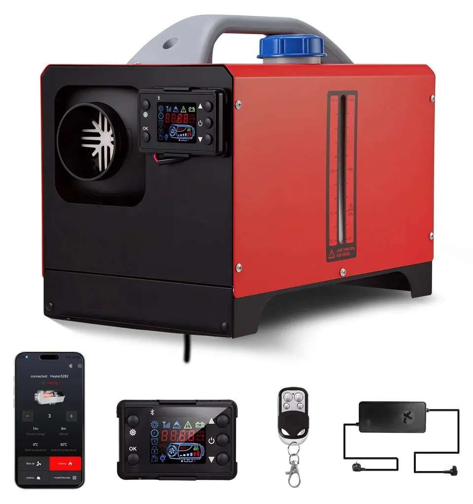 Chauffage air diesel pour fourgon aménagé et atelier avec prise secteur