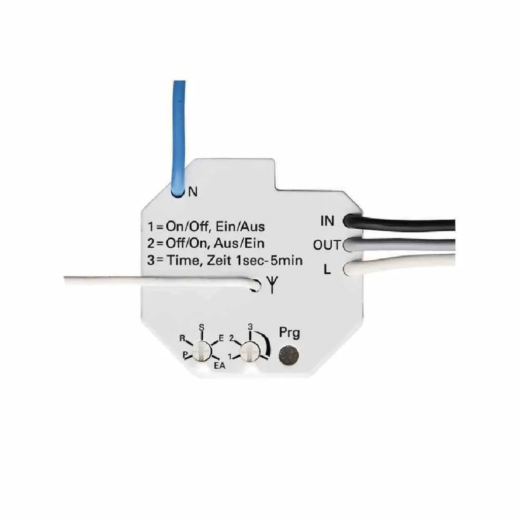 Busch-Jaeger Récepteur 866MHz Funkcontrol 230V AC avec Portée Longue Distance