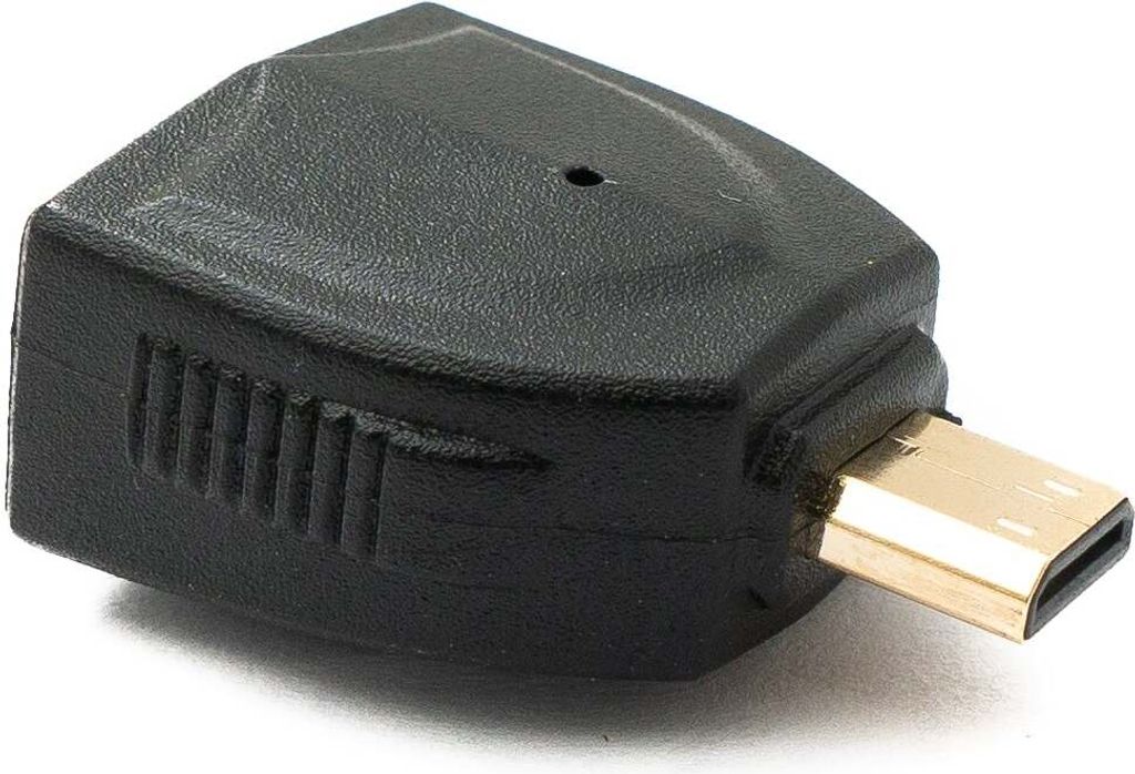 SYSTEM-S HDMI 1.4 Adapter Micro Stecker zu Mini Buchse 4K UHD 30 Hz 2K 60 Hz Kabel