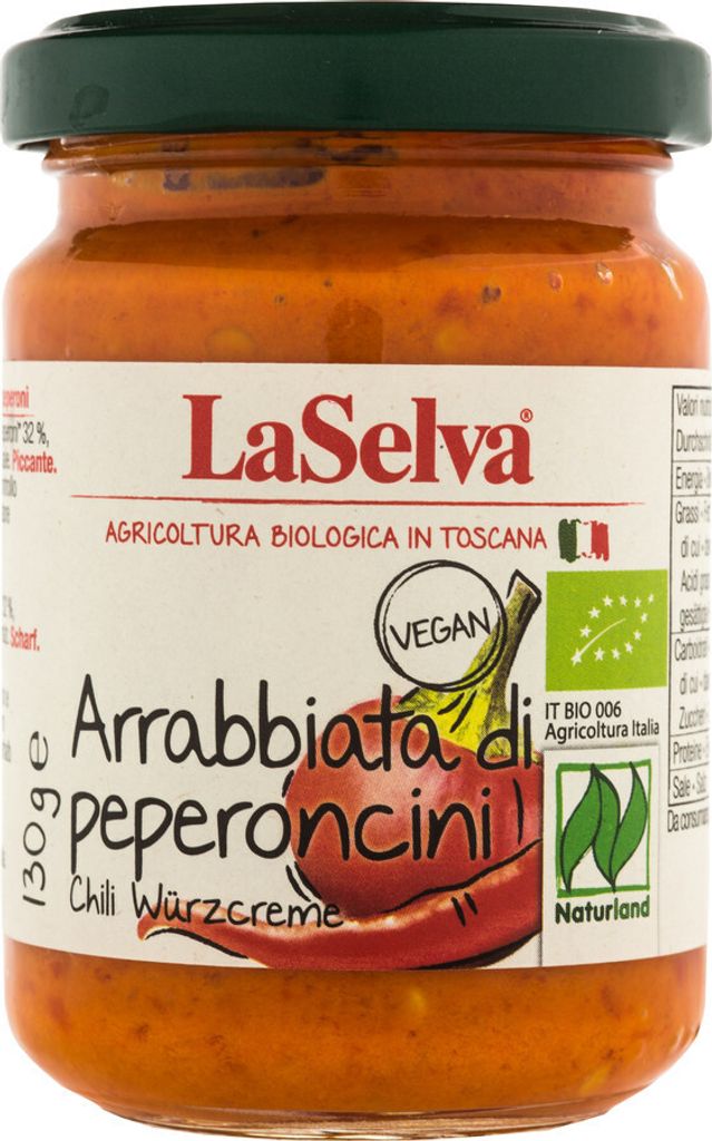 Arrabbiata di Peperoncini - Crème d'épices au piment 130g Image du produit 