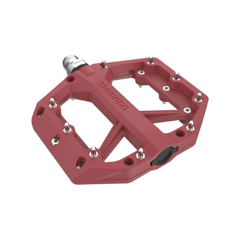 Shimano PD-GR400 Flat Pedal polkimet, punainen